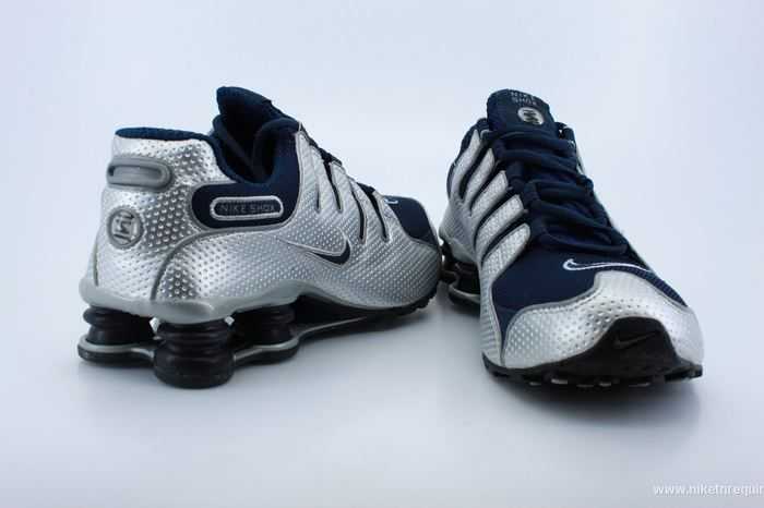 Deep Navy et argente shox nz (1)